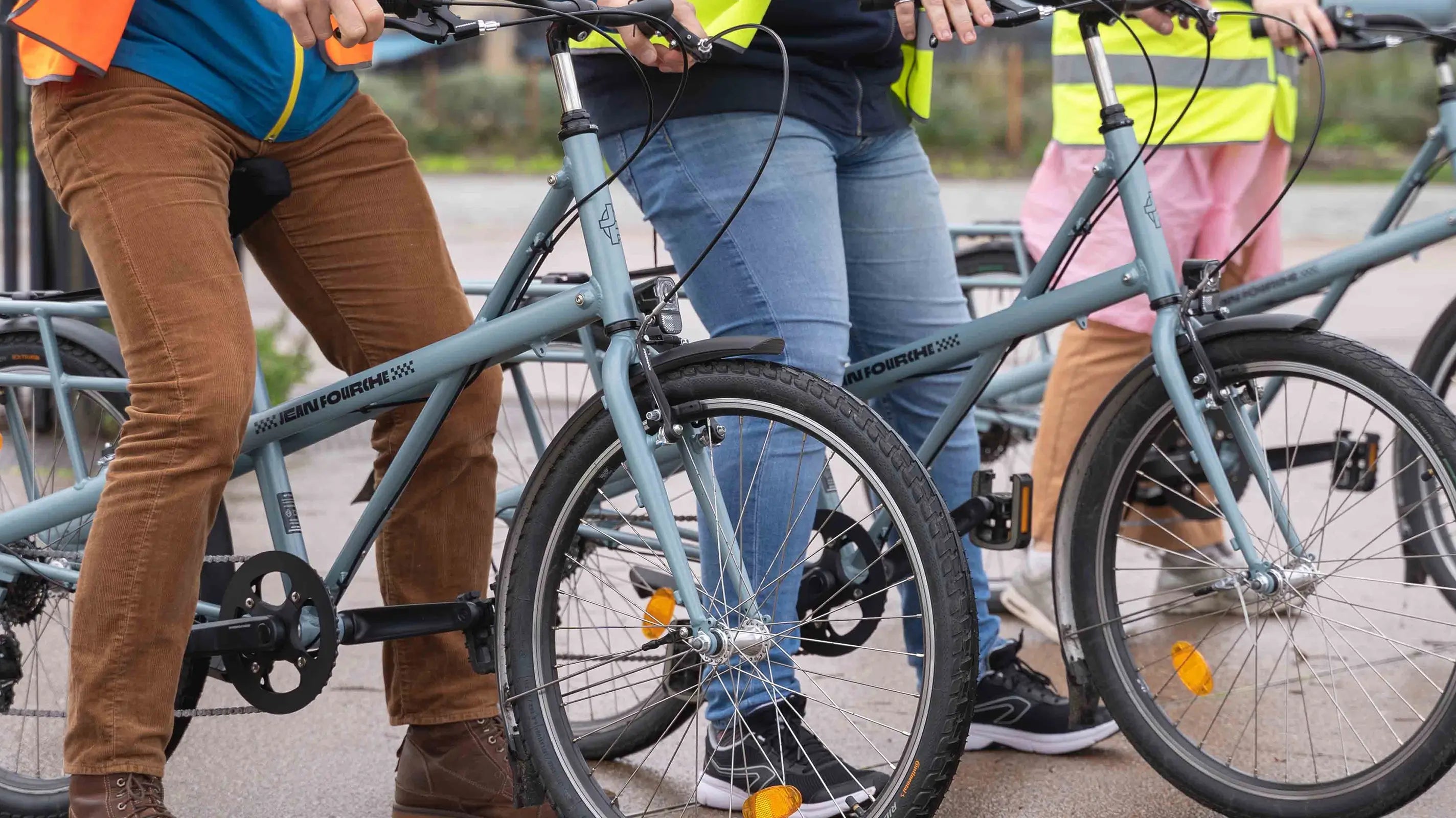 Cours d'une vélo école en Jean Fourche
