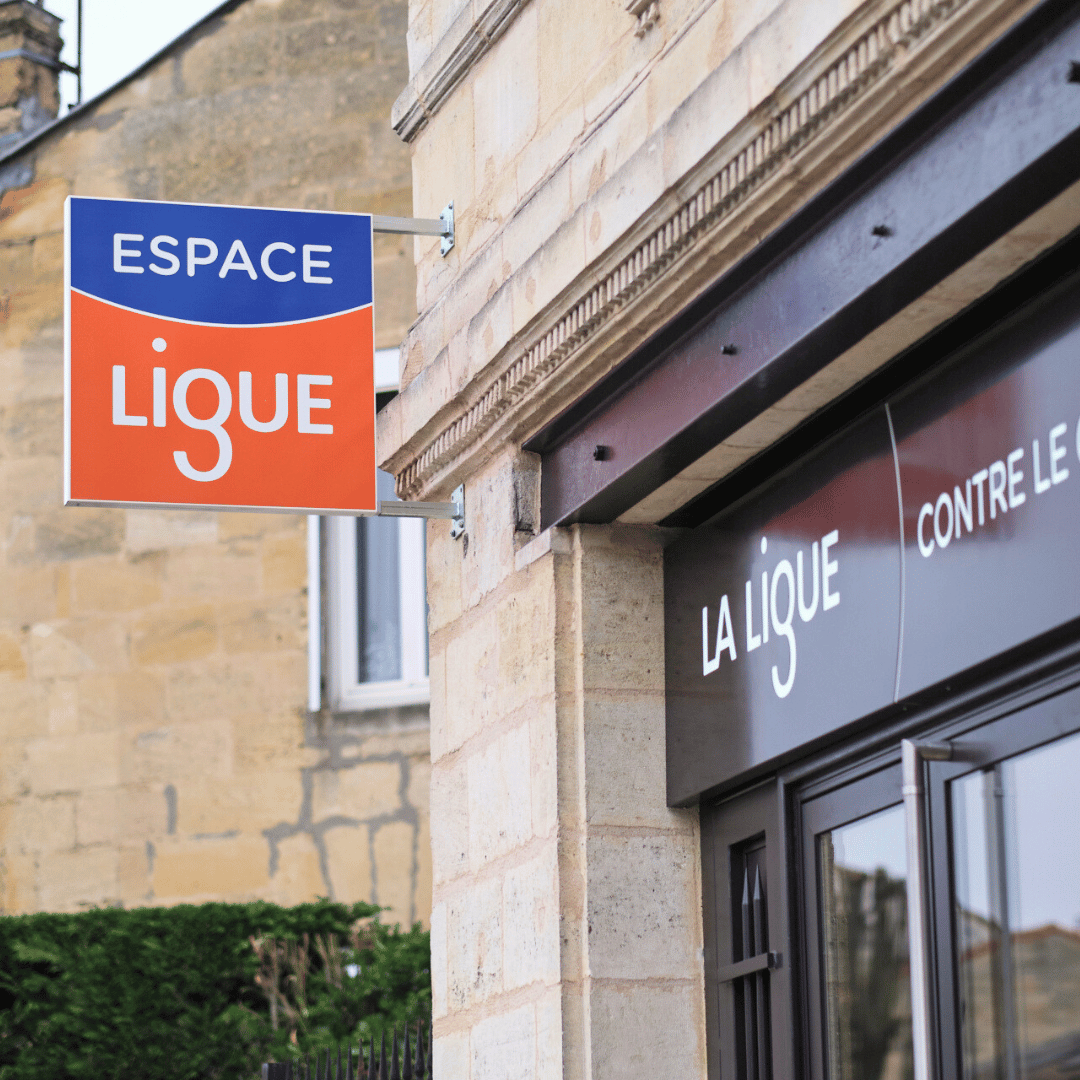 Enseigne La Ligue Contre le Cancer en France