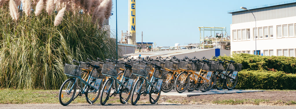 Flotte de vélo à partager en entreprise