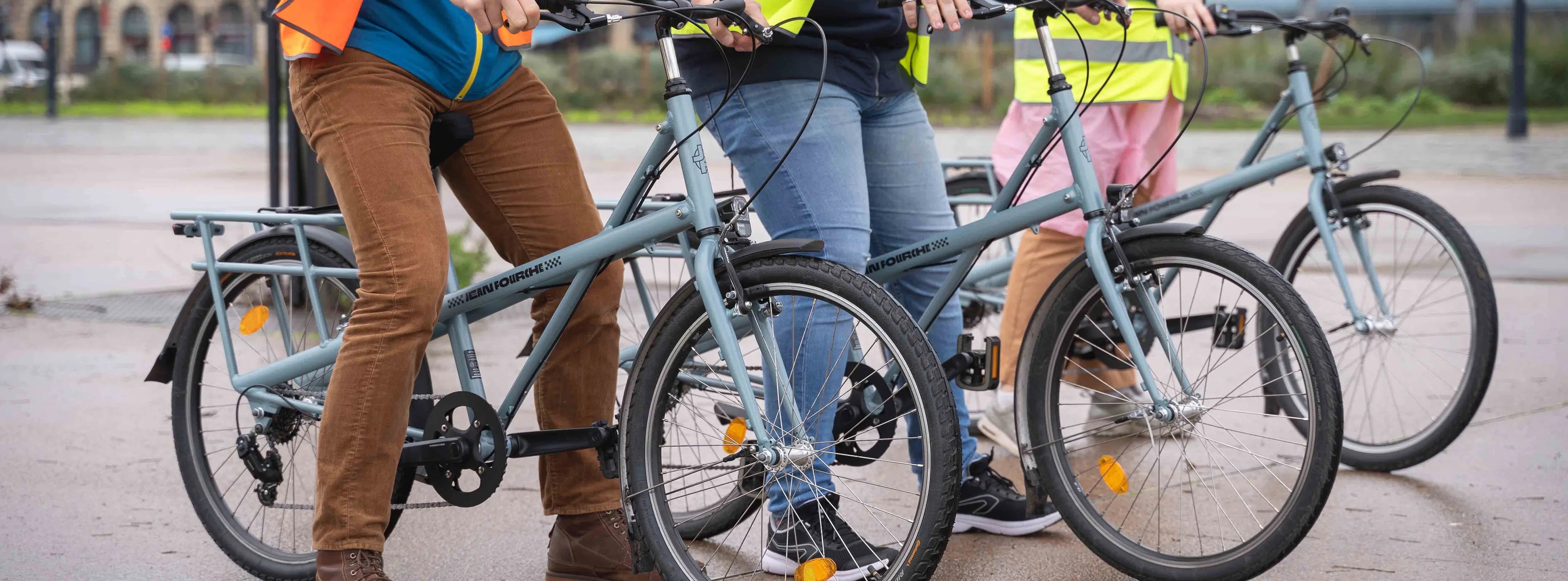 Cours d'une vélo école en Jean Fourche