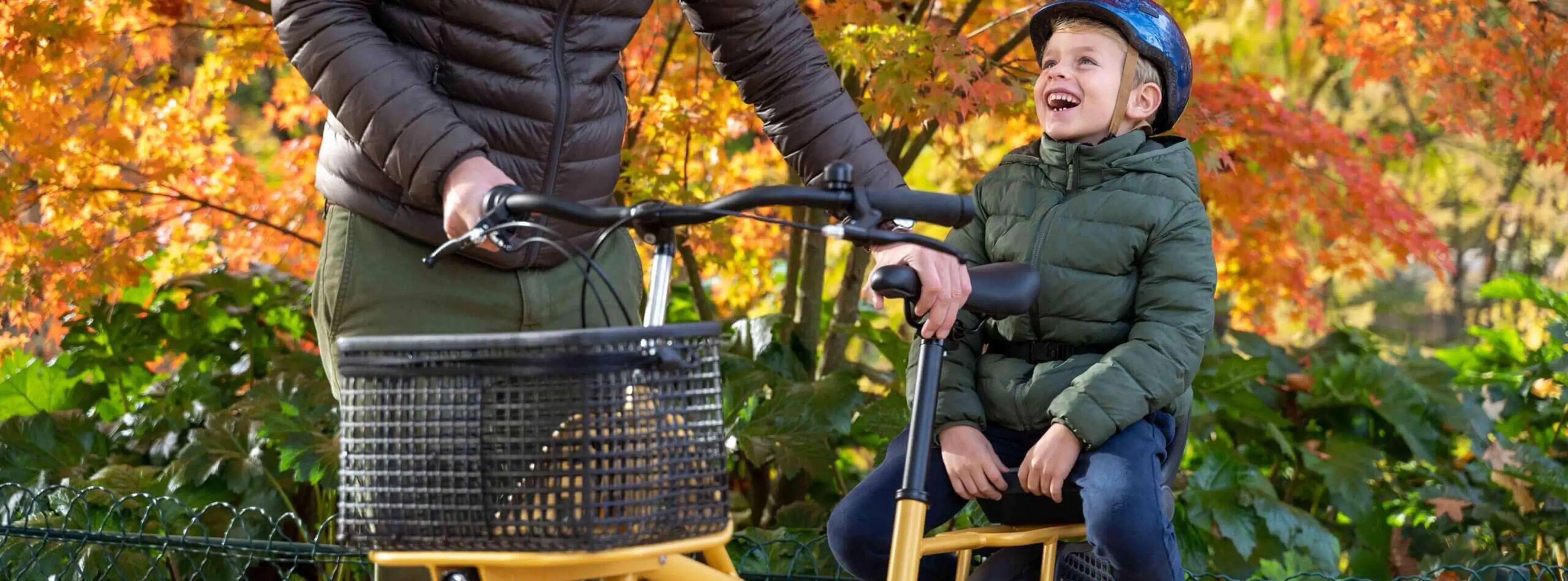 Transporter un enfant sur son vélo