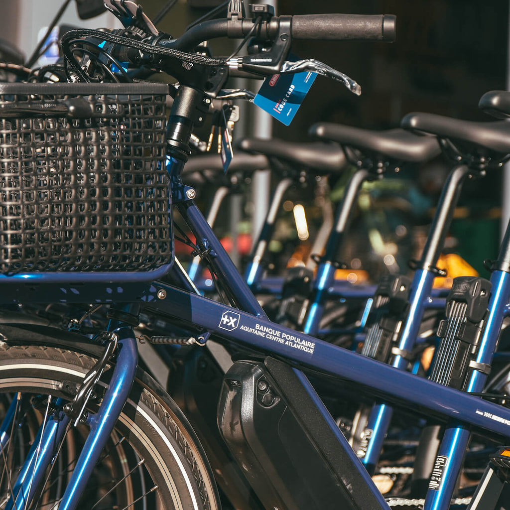 des vélos bleus banque populaire